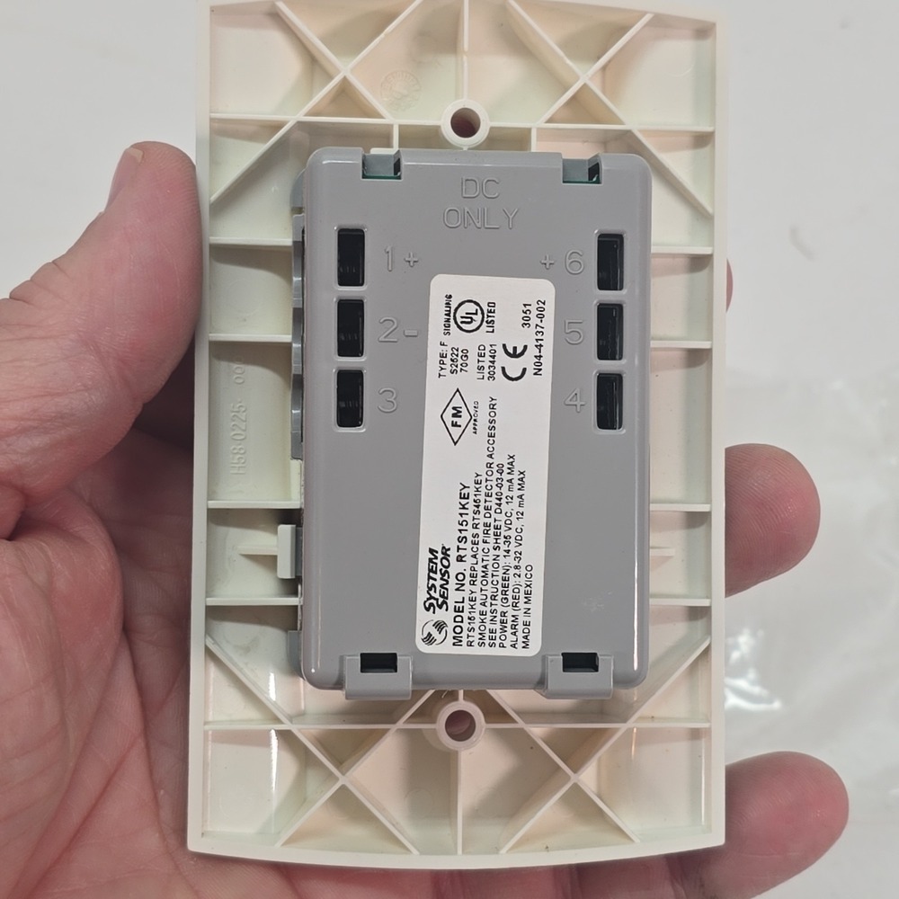 System Sensor RTS151KEY Key Switch Remote Test Station - Picture 7 of 7